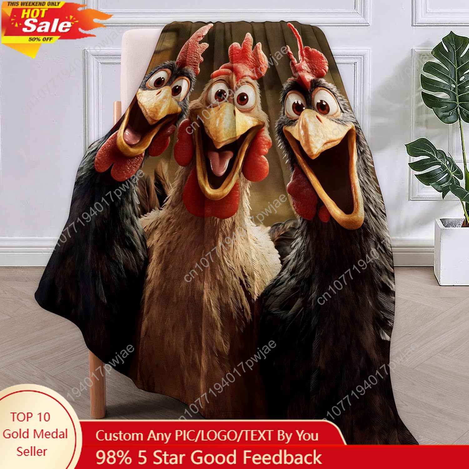 Chickens Blanket Gifts for Wom - Quality Home Textiles review and price