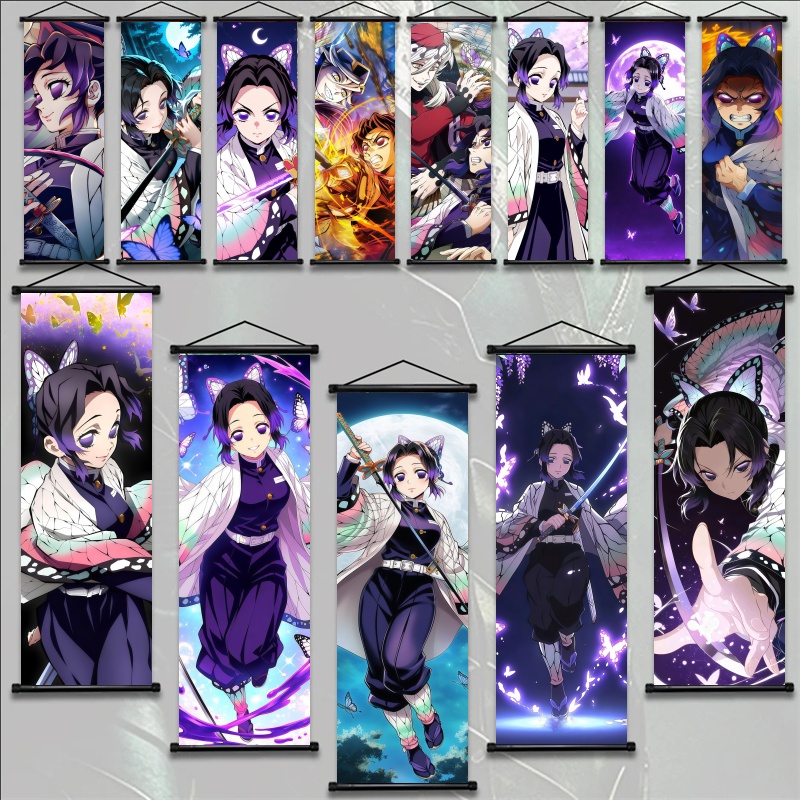 Shinobu Kocho Demon Slayer Art - Textiles For Home review and price