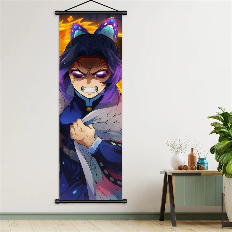 Shinobu Kocho Demon Slayer Art - Textiles For Home review and price
