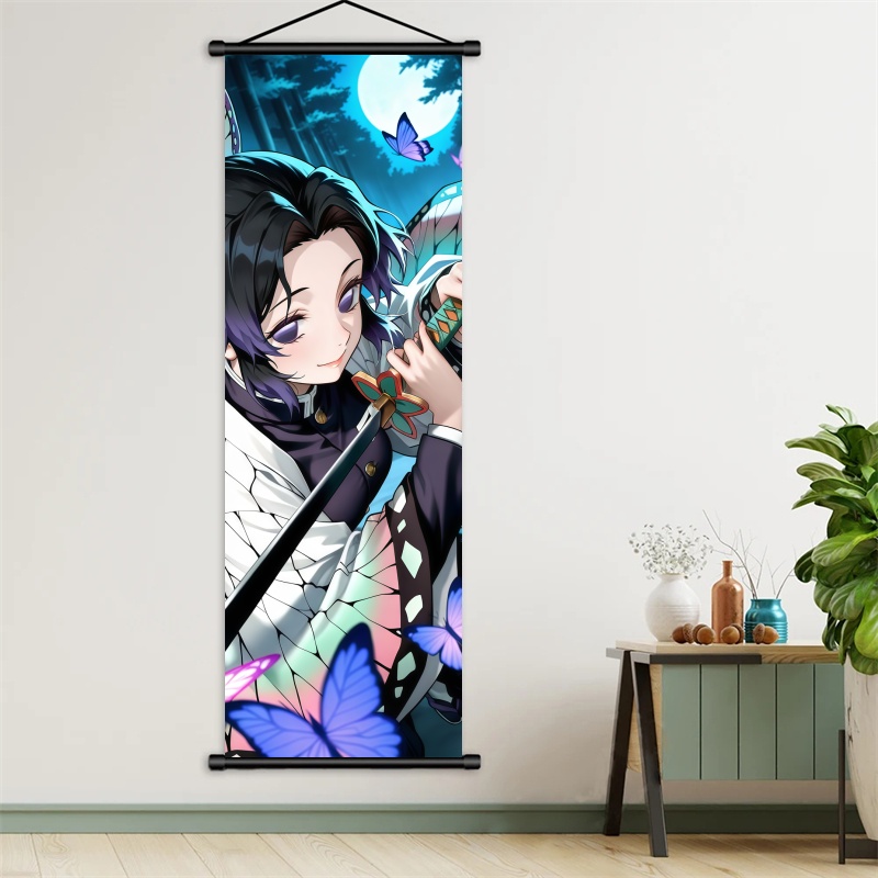 Shinobu Kocho Demon Slayer Art - Textiles For Home review and price