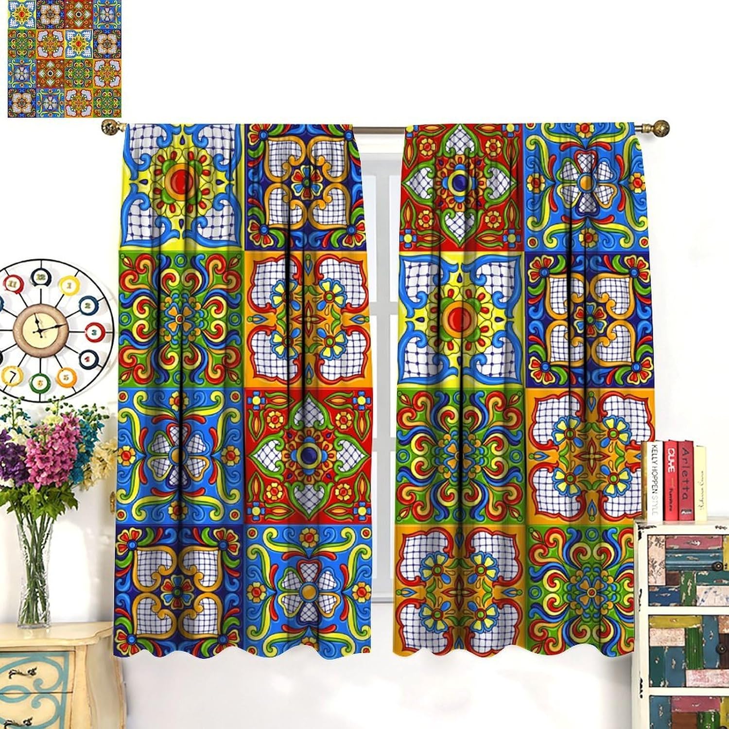Luxurious Bohemian Moroccan Pa - Home Textiles Luxury Curtains review and price