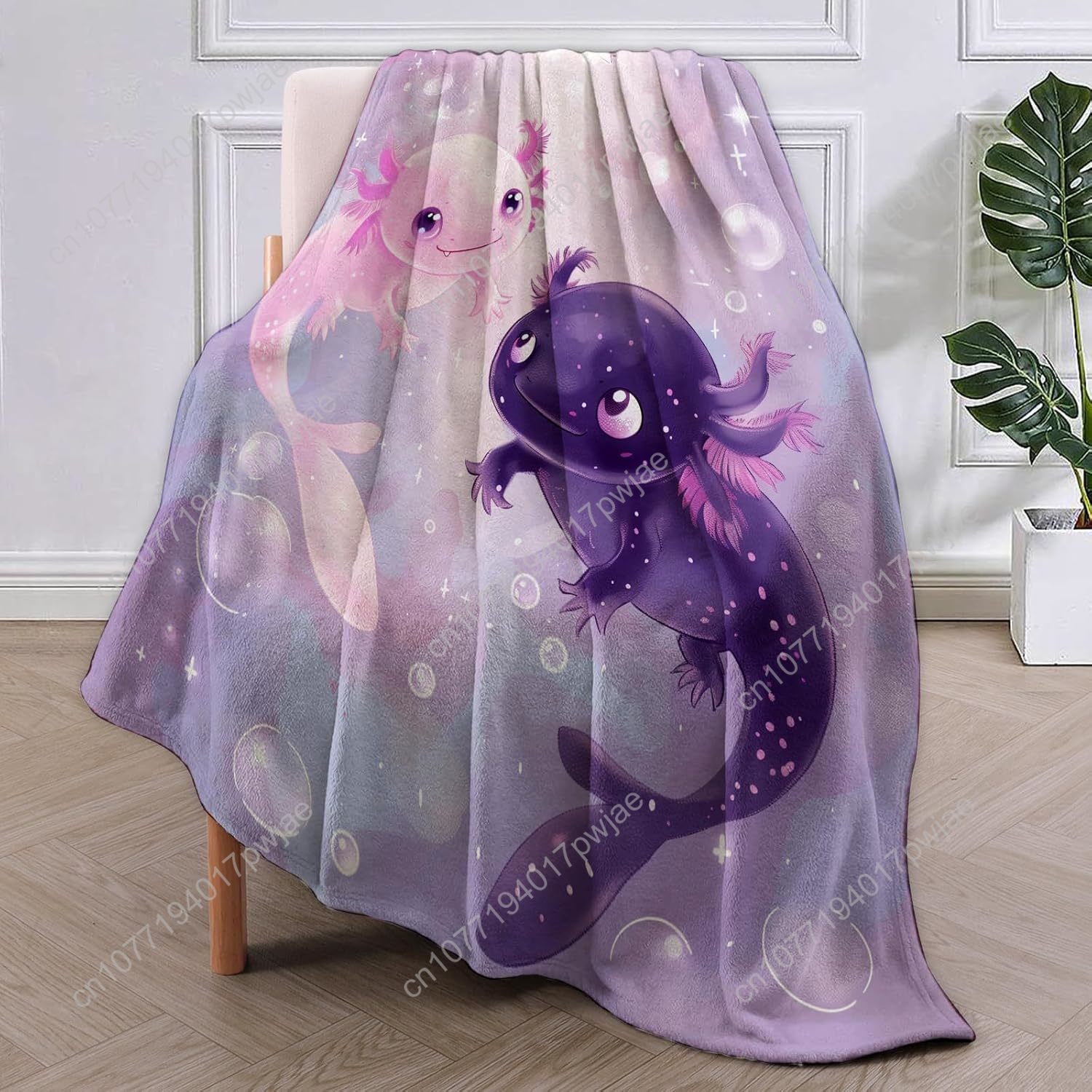 Axolotl Blanket Cute Axolotls  - Quality Home Textiles review and price
