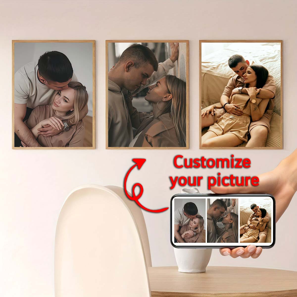 Triptych - 2D Custom Photo Woo - Home Textile review and price