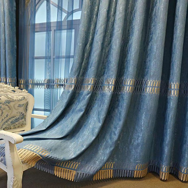 Luxury Embroidered Blackout Cu - Home Textiles Luxury Curtains review and price