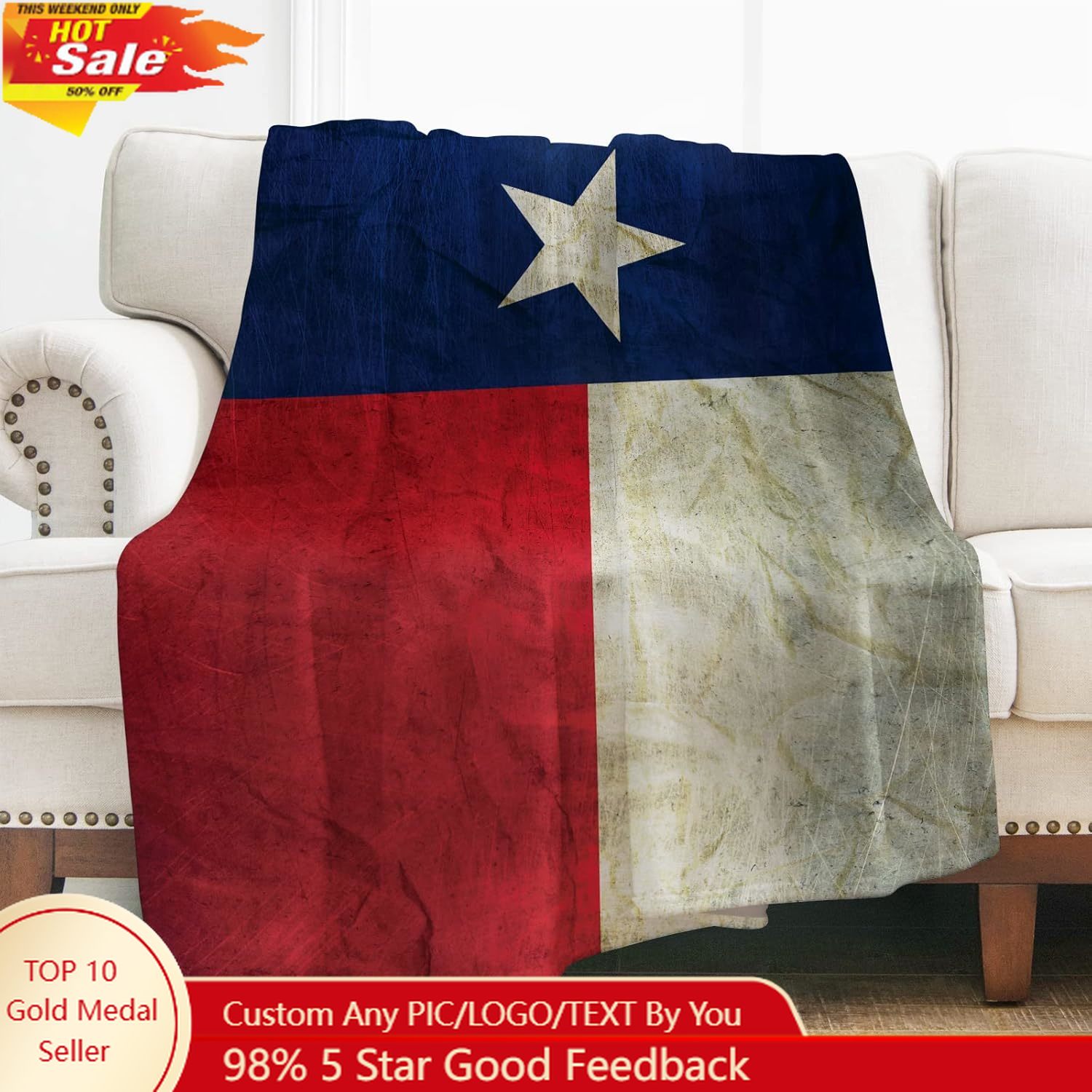 Levens Texas Flag Throw Blanke - Quality Home Textiles review and price