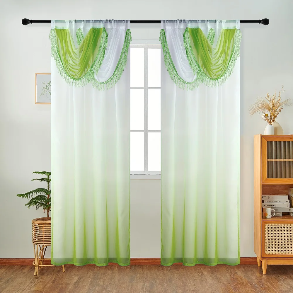NAPEARL Blue Curtain Head Wave - Home Textiles Luxury Curtains review and price