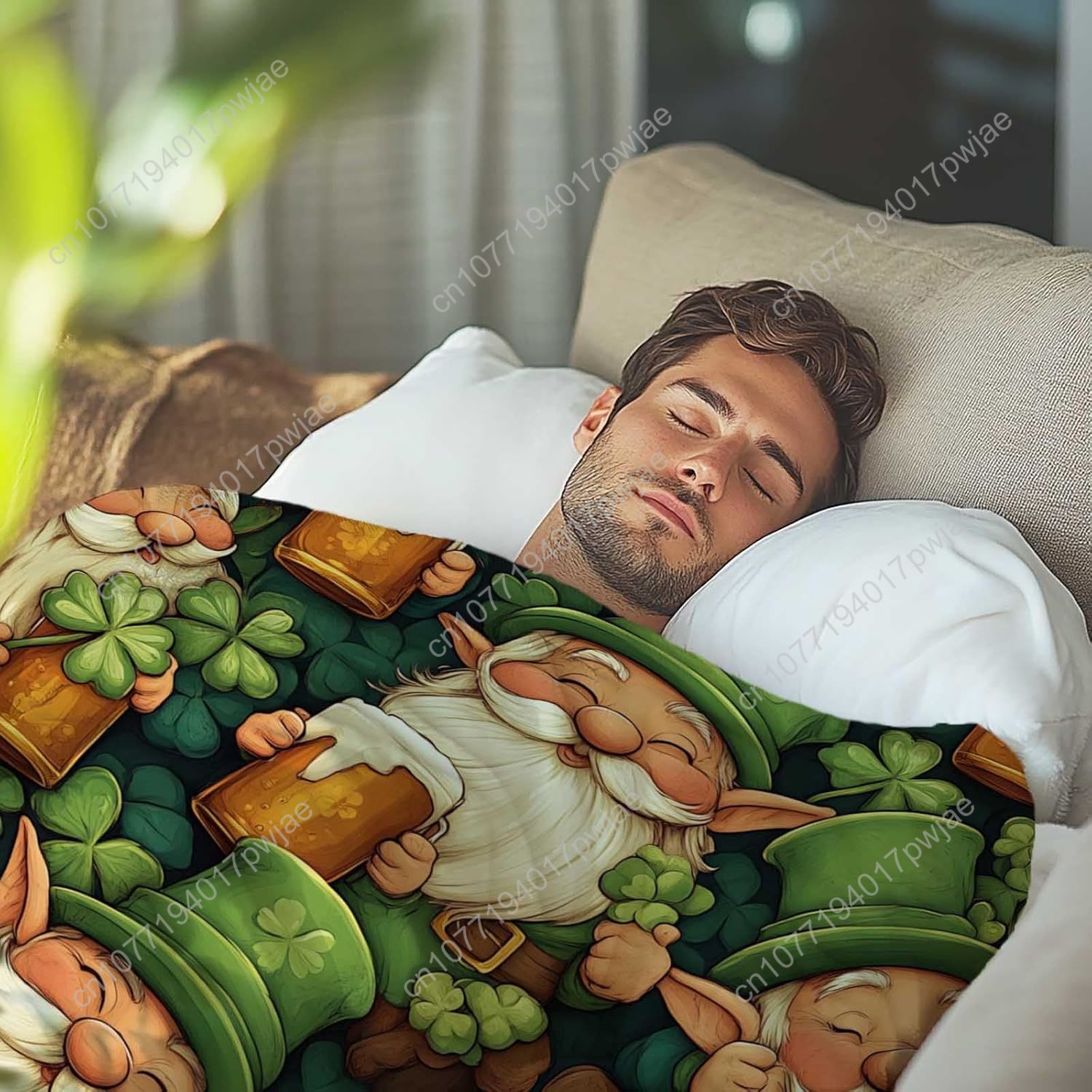 St. Patrick’s Day Gnome Throw  - Quality Home Textiles review and price