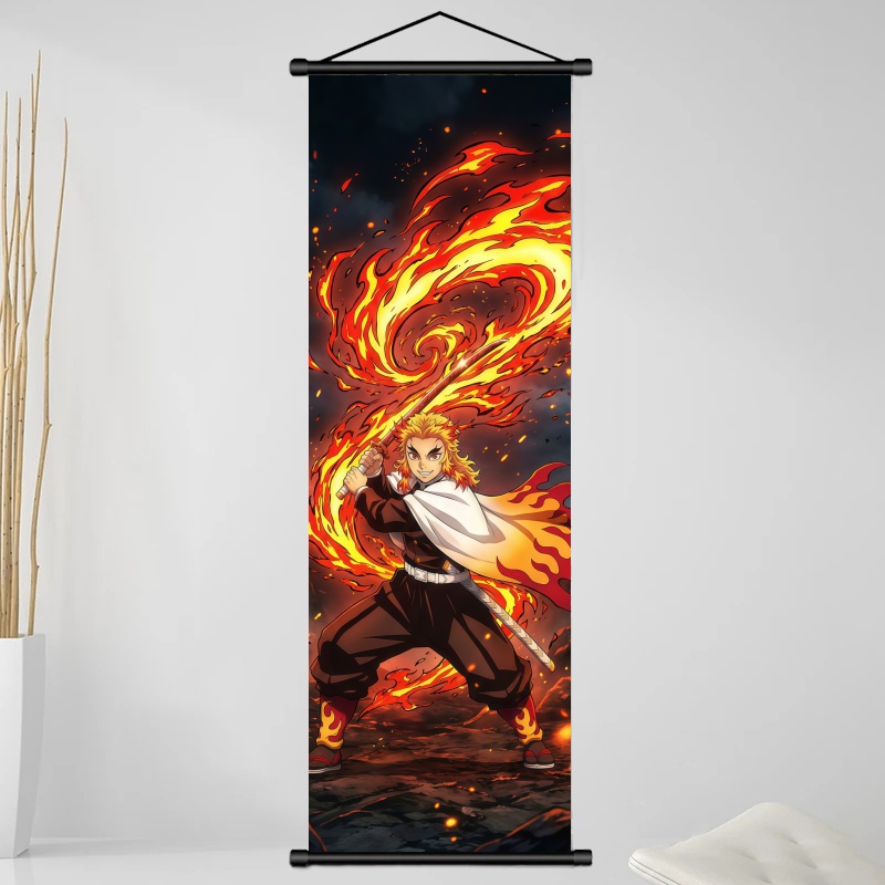 Demon Slayer Kyojuro Rengoku H - Textiles For Home review and price
