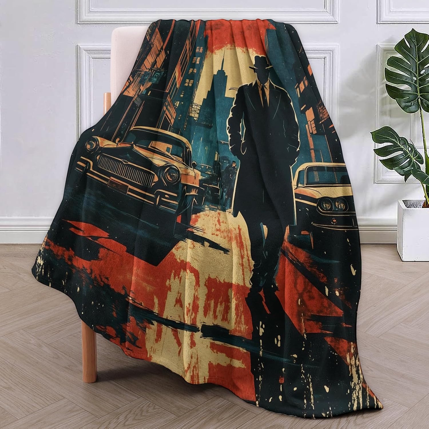 Noir Detective Blanket Gifts f - Quality Home Textiles review and price