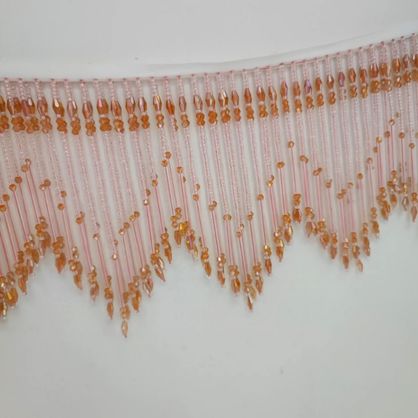 Handmade Beaded Fringe Trim, L - Home Textiles Luxury Curtains review and price