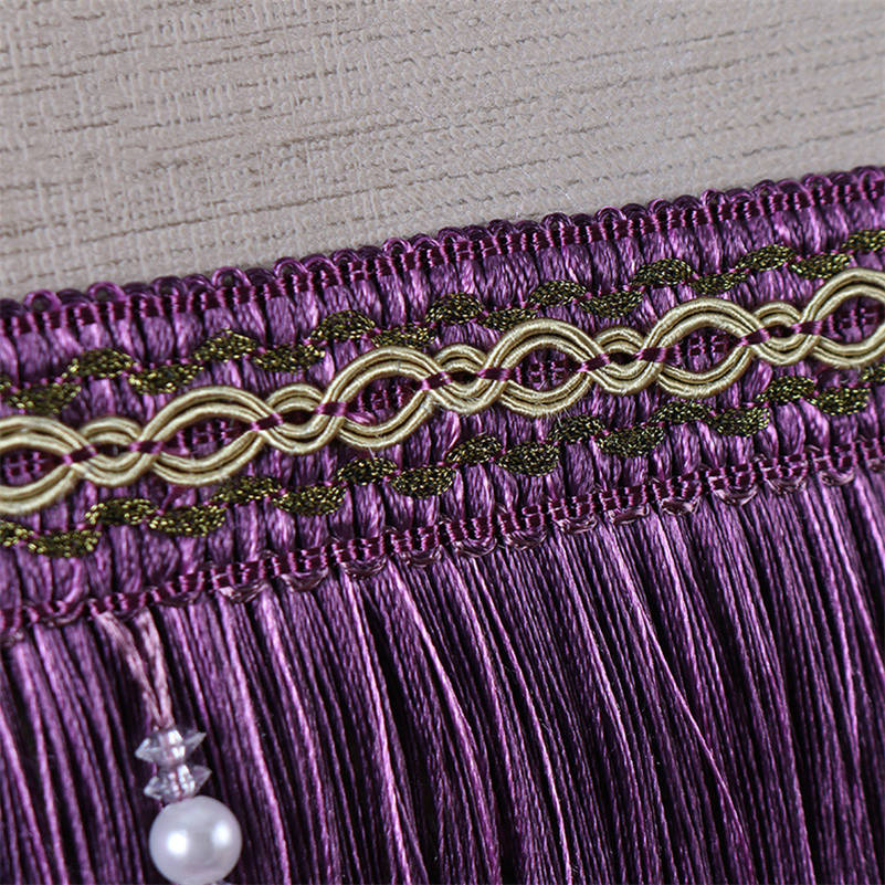 Luxury Exquisite Beaded Tassel - Home Textiles Luxury Curtains review and price
